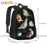 Birds With Arms Funny Backpack Large Capacity Swimming 3d Printing