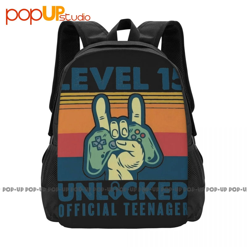 Teenager Style Gaming Backpack Large Capacity Bookbag