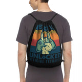 Level 15 Unlocked Teenager Gaming Drawstring Bag