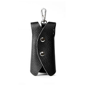 Leather Car Key Pouch Holder Men Women Wallet Smart Keychain