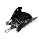 Leather Car Key Pouch Holder Men Women Wallet Smart Keychain