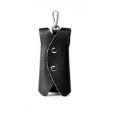 Leather Car Key Pouch Holder Men Women Wallet Smart Keychain