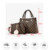 Women Leather Shoulder Bag High Shoulder Retro Totes