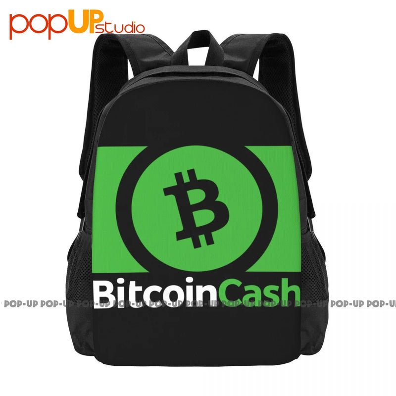 Bitcoin Cash Backpack Large Capacity School Gym Bag for Travel