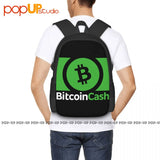 Bitcoin Cash Backpack Large Capacity School Gym Bag for Travel