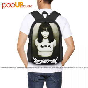 Bjork 1993 Debut Album Winterland Backpack Large Capacity School