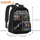 Black Panther We Love You 3000 Thank You For The Memories Backpack