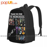 Black Panther We Love You 3000 Thank You For The Memories Backpack