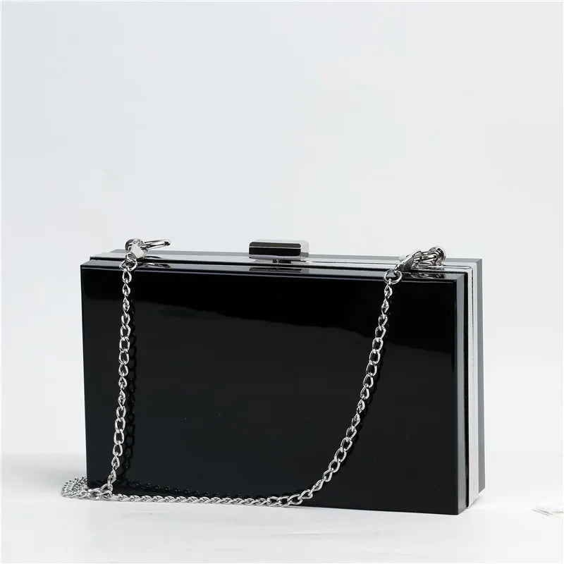 Acrylic Handbags Evening Clutches Women Chain Bags Party Prom Wedding Wallets