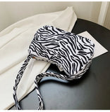 Butterfly Cow Pattern Mini Small Shoulder Bag Y2k Korea Style