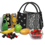 Paisley Chicano Bandana Style Thermal Insulated Lunch Bag