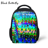 Colorful Pattern Student- Bags Backpack Kids School Bags Children Book Bag
