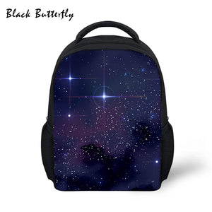 Starry Sky Print School Backpack for Kids - Mochila Escolar