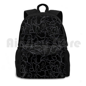 Camo Outdoor Hiking Backpack Waterproof Camping Travel
