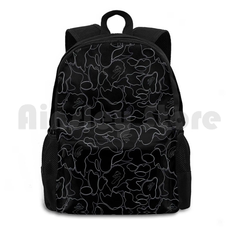 Camo Outdoor Hiking Backpack Waterproof Camping Travel