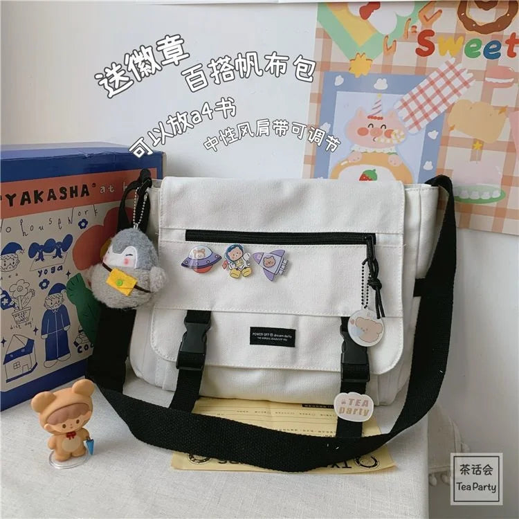 Canvas Tote Bag Mens Postman's Cross Bag