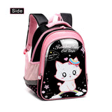 Cat Backpack School Backpack for Girls Large Bagpack Children Girl Orthopedic