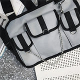 Hip Hop Harness Chest Rig Bag Tactical Shoulder Bag