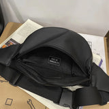 Men's Canvas Chest Phone Purse Nylon Waist Pack
