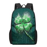 Clover 3D Pattern School Bag for Children - Casual Book Bags Kids Backpack