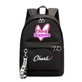 Charli DAmelio Printed Backpack School Bag Rucksack