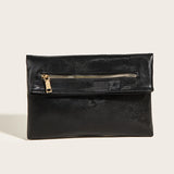 Crocodile Envelope Evening Bag Chain Strap Crossbody Purse