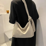 Solid Chain Knotted Straps Crossbody Bags for Women Girls