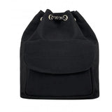 Women's Casual Drawstring Chain Bucket Bag Nylon Backpack