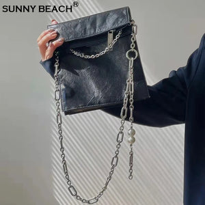 Leisure Single Shoulder Bag Chain Messenger Bag