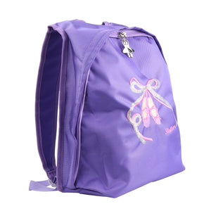 Children's Ballet Bag Purple Gym Dancing Backpack