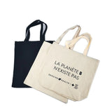 Reusable Cotton Canvas Tote Bag - Eco-Friendly Shopping Carryall