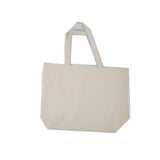 Reusable Cotton Canvas Tote Bag - Eco-Friendly Shopping Carryall