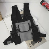 Hip Hop Streetwear Military Chest Rig Bag For Men