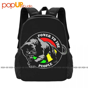 Malcolm X Huey P Backpack Large Capacity Print School Sport Bag