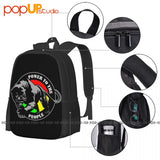 Malcolm X Huey P Backpack Large Capacity Print School Sport Bag