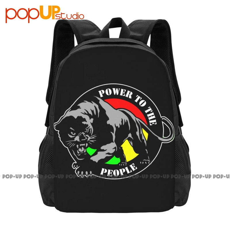 Malcolm X Huey P Backpack Large Capacity Print School Sport Bag