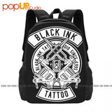 Ink Tattoo Studio Backpack Large Capacity School Foldable 3D Printing
