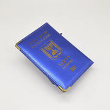 Passport Cover Women Pu Leather Israelis Passport Holder Travel Wallet Pink