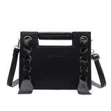 Retro Leather Envelope Bag Small Square Handbag