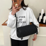 Lingge Messenger Bag Versatile Cylinder Bag for Women