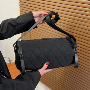 Lingge Messenger Bag Versatile Cylinder Bag for Women