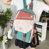 Nylon Cartoon Print School Backpack Bag