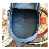 Nylon Backpacks for Teen Girls Cartoon High SchoolBag
