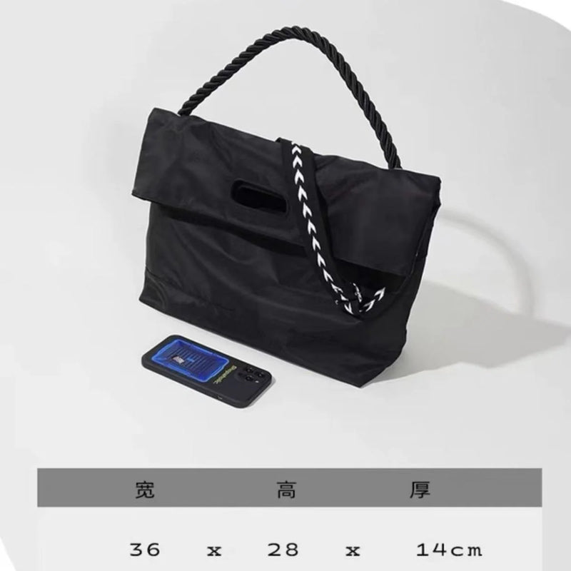 One Shoulder Women's Nylon Handbag Soft Travel Bags