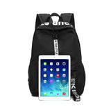 Nylon School Bags for Teenage Girls Backpack Casual Style Student Bookbag