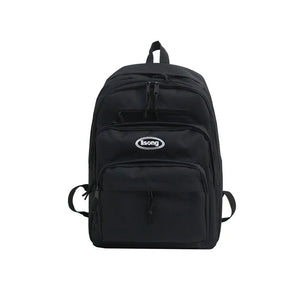 Oxford Cloth Campus Backpack Waterproof Man Women School Bag
