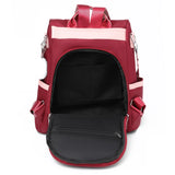 Oxford Women's Backpack Solid High Capacity Travel Rucksack Anti Theft Packbag