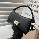 Solid Pattern Shoulder Bag for Women Crossbody