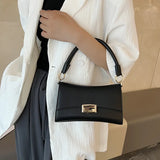 Solid Pattern Shoulder Bag for Women Crossbody