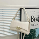 Solid Pattern Shoulder Bag for Women Crossbody